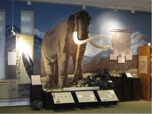 The exhibit, Through the Looking Glass: Obsidian Travel and Trade in the Great Basin, at the Utah State University Museum of Anthropology. 